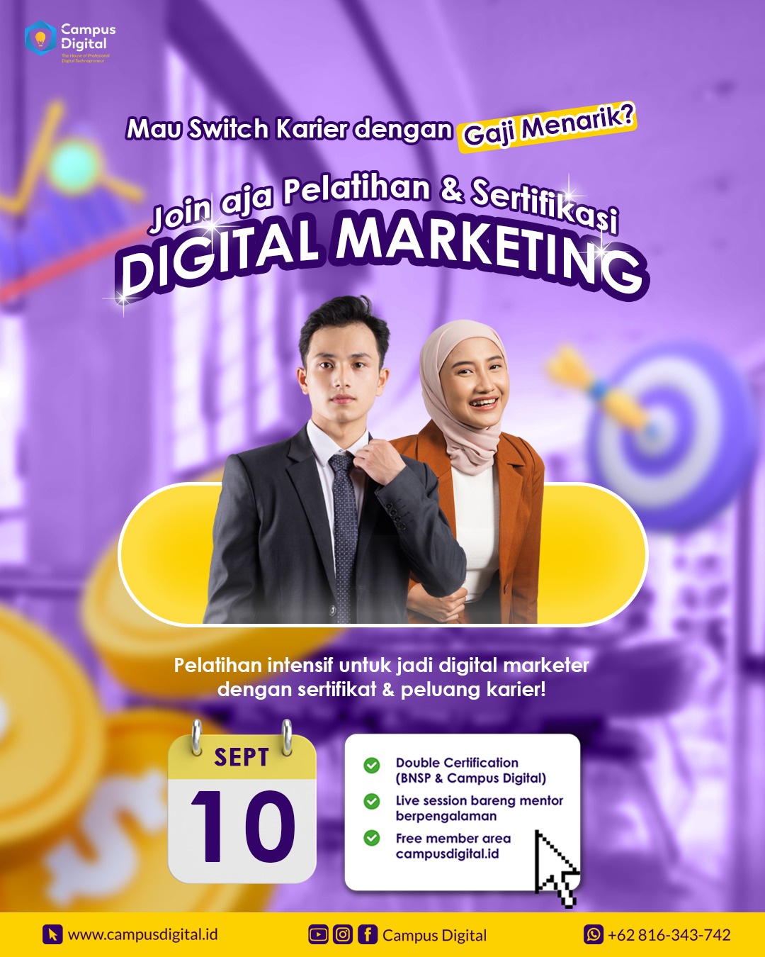 Gambar Pelatihan Pelatihan & Sertifikasi Digital Marketing Batch 32