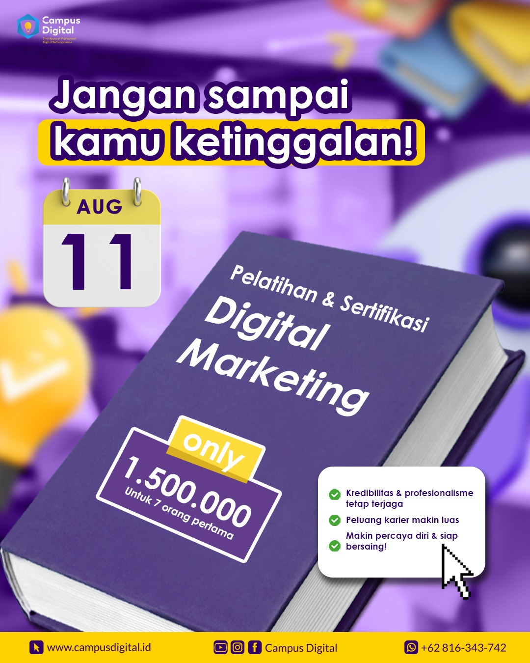 Gambar Pelatihan Pelatihan & Sertifikasi Digital Marketing Batch 31